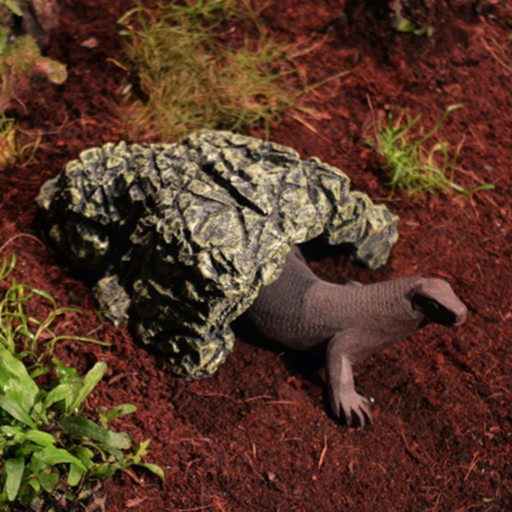 Pet Products Aquarium Decor Cute Pet Turtle Climbing Hill Roof Terrace Floating Island Aquarium Turtle Hide Cave Tree Holes