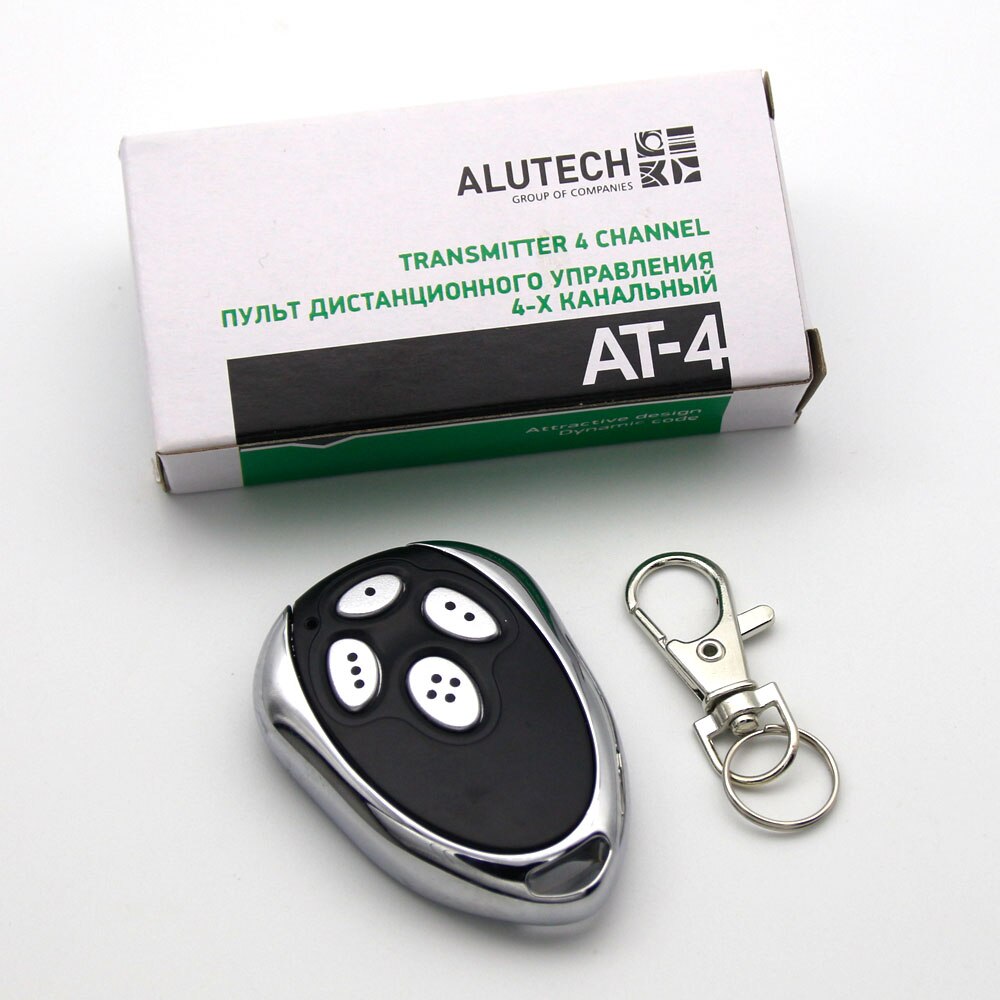 Alutech AT-4 AN-Motors AT 4 Remote Control Duplicator 433.92MHz Rolling Code 4 Channel Garage Door Gate Remote Control Key Fob: AT-4