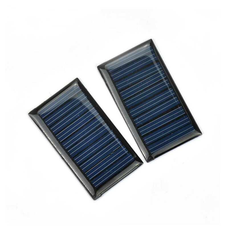 SUNYIMA 2PCS 5V 30mA Epoxy Solar Panel Polycrystalline Solar Cell Photovoltaic Panel Power Energy Module DIY Home Solar Sistem