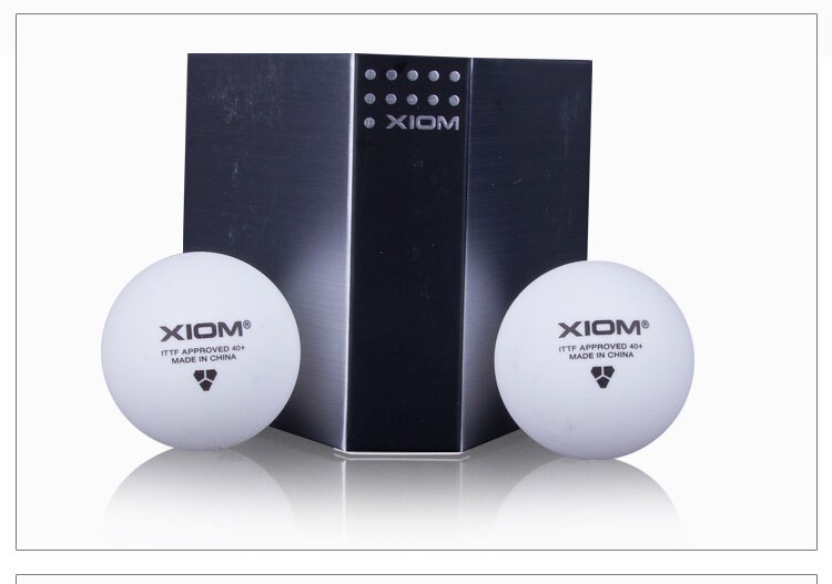 ORIGINELE XIOM 3 Ster 40 + POLY Naadloze Bal Pingpongbal/ping pong bal 2 dozen/lot 12 stks