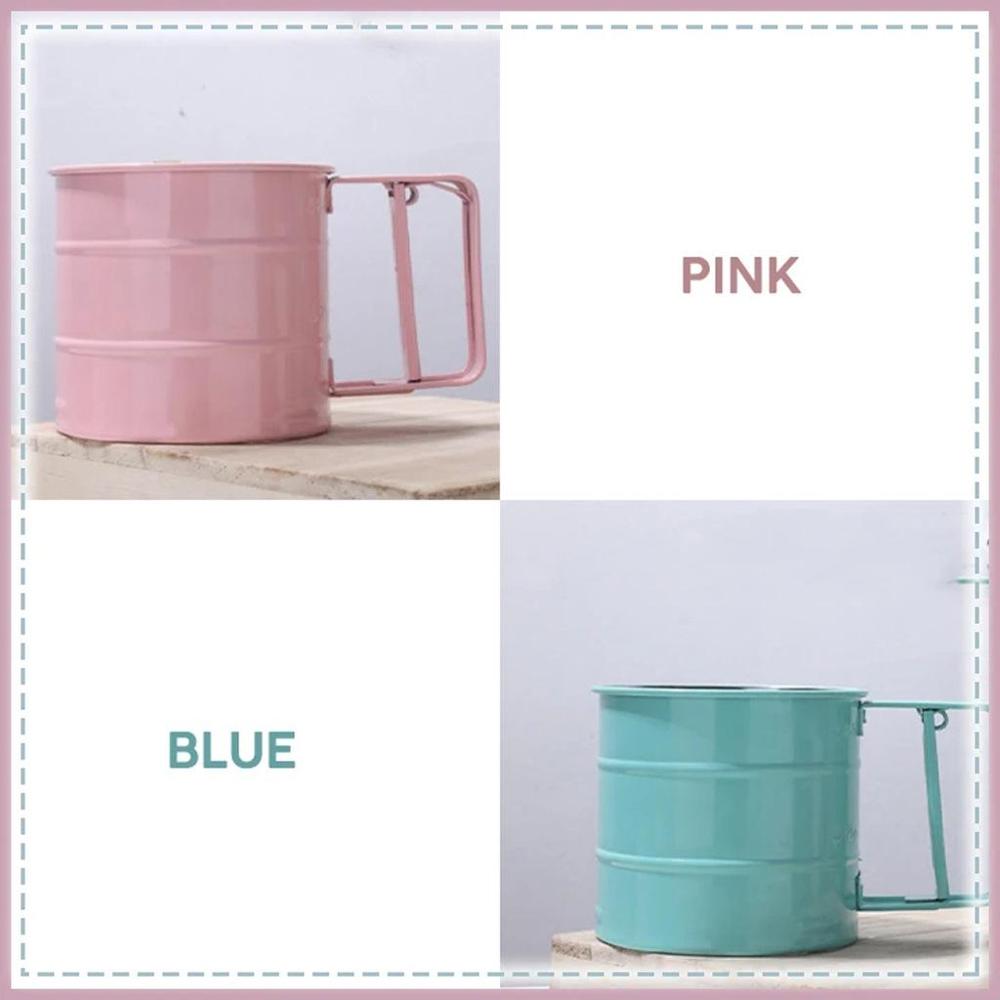 Powerful Hand-held Flour Sieve Baking Tools Handheld Flour Sieve Effectively Filters Large Particles