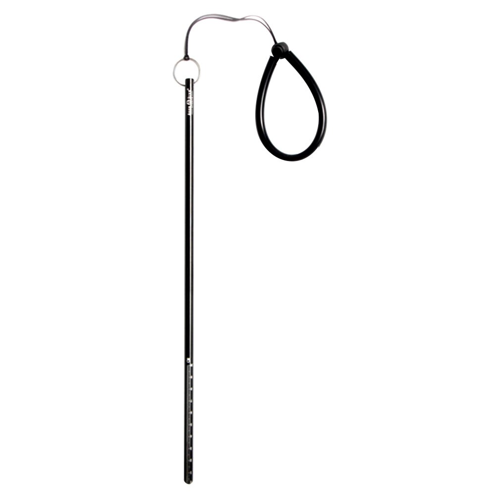 Aluminium Kleurrijke Scubas Duiken Kreeft Mariene Leven Stok Pointer Staaf Met Rubber Lanyard Riem Accessoies Onderwater: Black