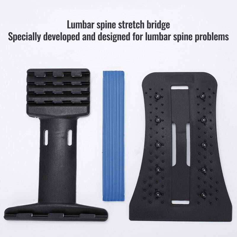 Multilevel Lumbar Support Back Massagers, Back Stretcher, Back Crack, Back Pain Relief Device for Scoliosis, Sciatica