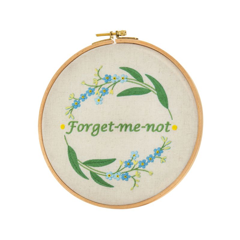 DIY Blume Liebe Stickerei Zubehör Bausätze Hand für Anfänger Kreuz Stich Handwerk Jäzehn Heimat Dekor Anhänger #1: A
