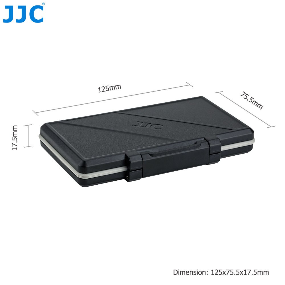 JJC 4 Slots CF Card Holder Case Box Compact Flash Memory Card Storage for Canon 5DM4 5DM3 5DM2 5D 5DS R 7DM2 7D 1DC 1DX 1DS 1D