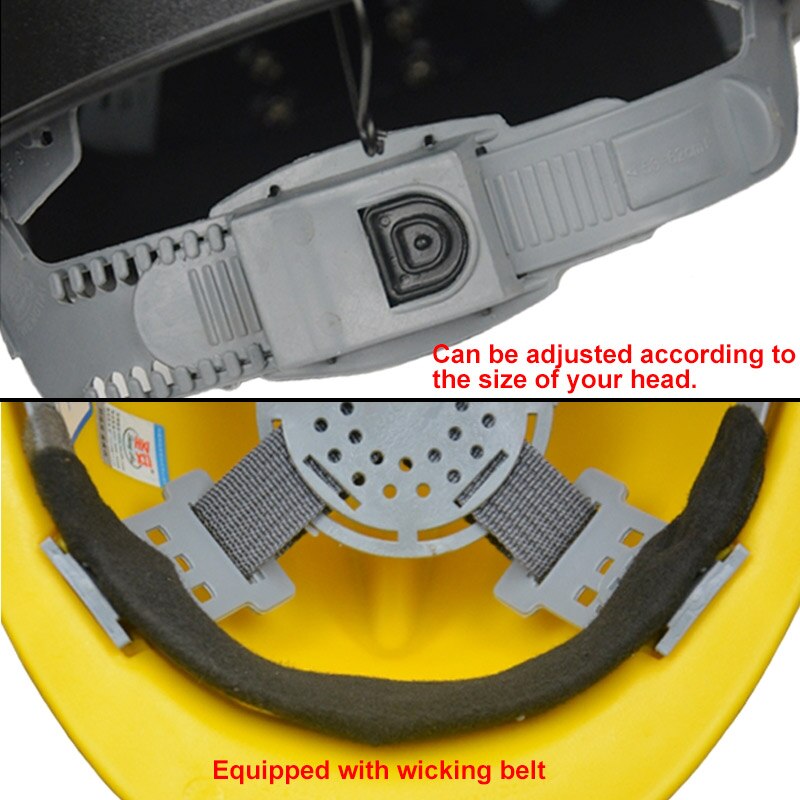 Hard Hat With Bracket Coal Mine Construction Safety Helmet Labor Protection Underground Working Anti-static Matte Helmets