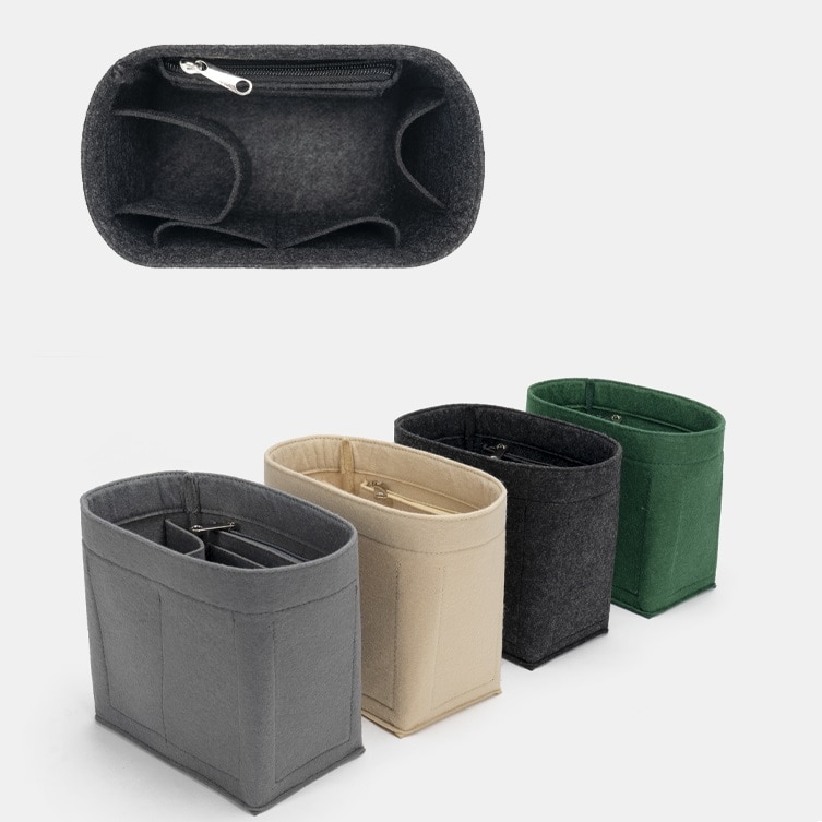Fits For Sangle Bucket Girl Toiletry Storage Bags Felt Makeup Bag Organizer Insert Bag Organizer Insert Travel Cosmetic Bag