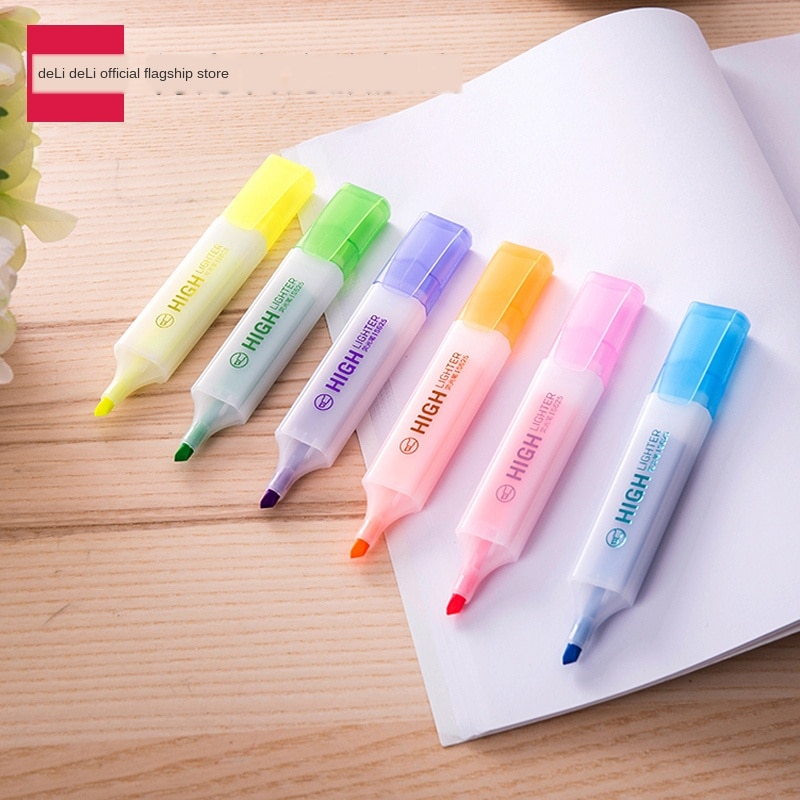Kleur Fluorescerende Pen Student Kantoor Gelabeld Marker Kleur Kantoor Markering Pen 1 Pcs Single Schrijven Instrument