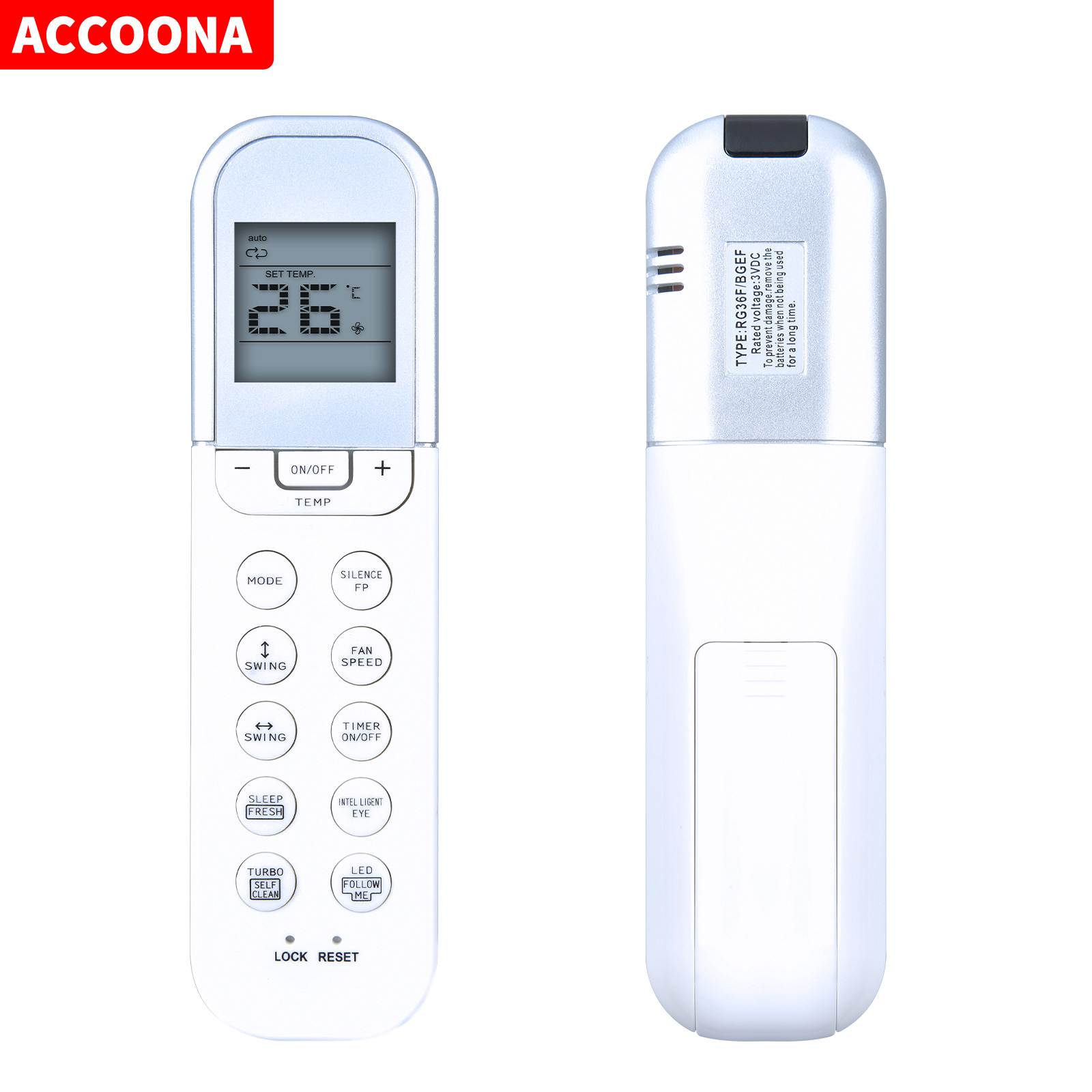 AC Remote Air Conditioner Remote Flexible Buttons Comfortable RG36F BGEF for RG36B BGE for RG36F2 BGEF for RG36F4 BGEF