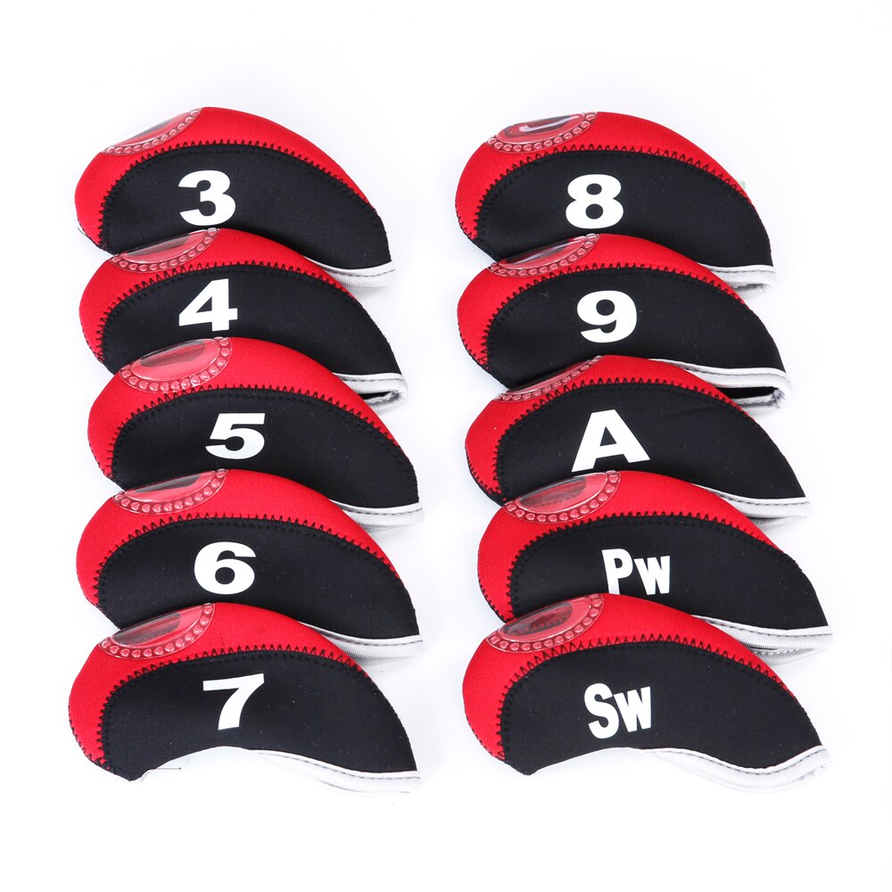 head covers golf irons club 10pcs/lot Neoprene fit all golf club irons