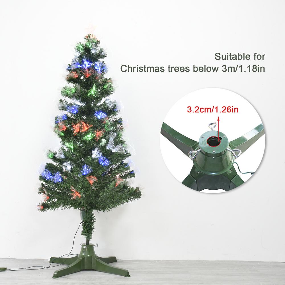 60/80cm Christmas Tree Base Stand Rotating Iron Bracket Bottom Holder Christmas Tree Accessory