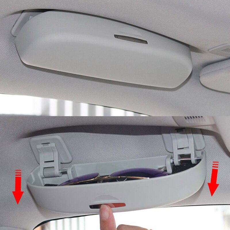Auto Zonnebril Case Houder Glazen Kooi Clip Opbergdoos Voor Jeep Compass Mp Accessoires Auto Styling