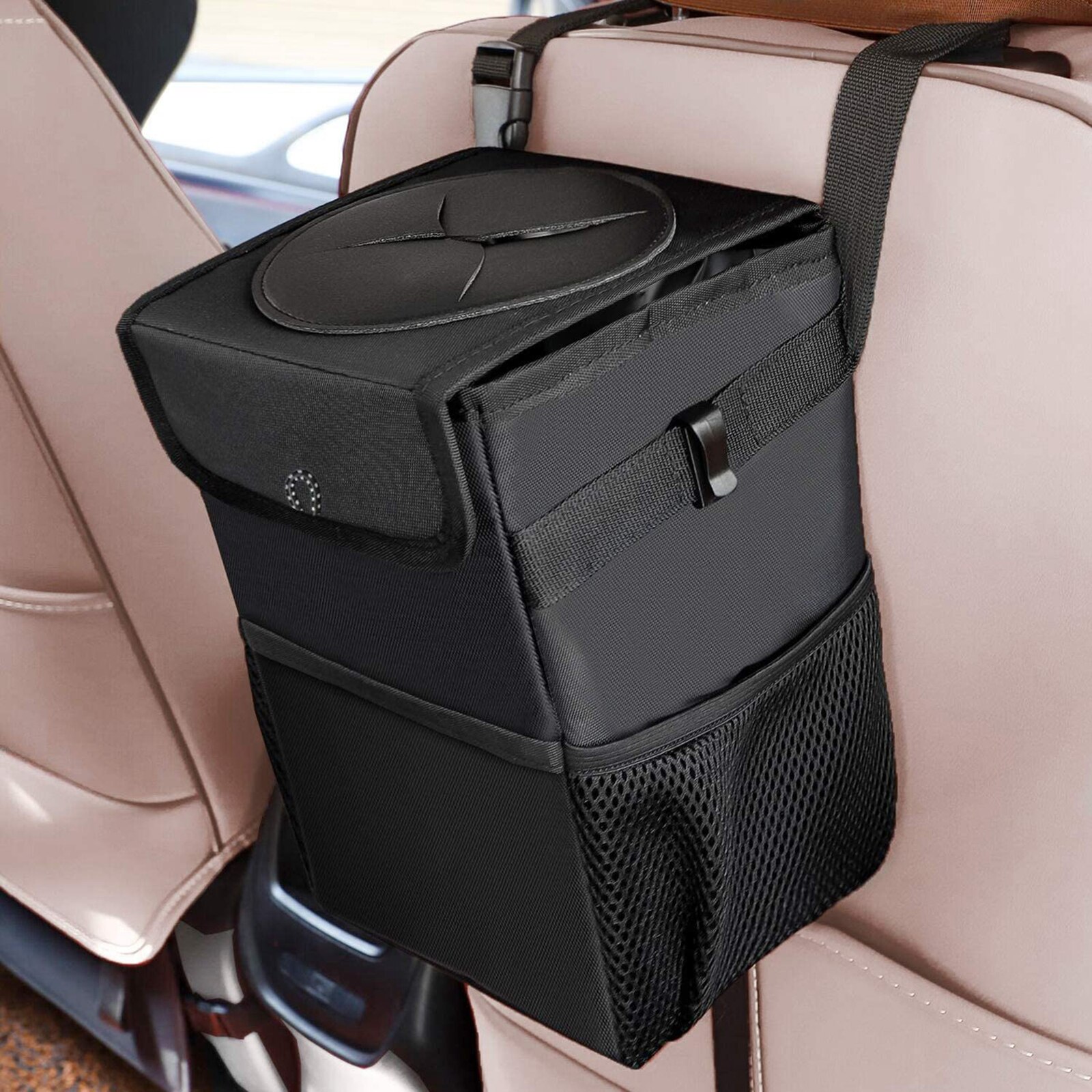 Portable Folding Organizer Storage Bag Car Trash Bin Cans Waterproof Oxford Cloth Garbage Holder Rubbish Cases Car Interior