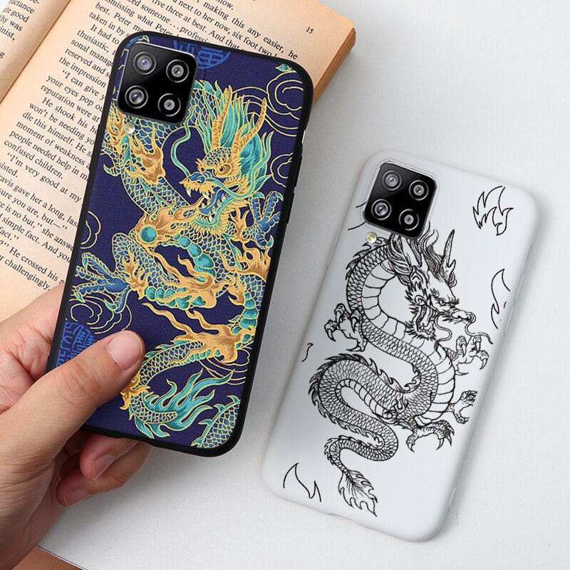 For Samsung Galaxy A42 5G Case 6.6" Soft Silicone Cover Coque For Samsung A 42 a42 Marble Flower Dragon Fundas Phone Cases Shell