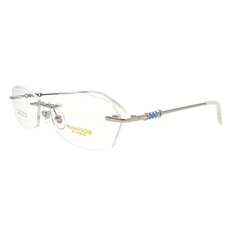 Gmei optical  s2609 innfatningsfri brilleinnfatning for kvinner uten innfatning: Hvit