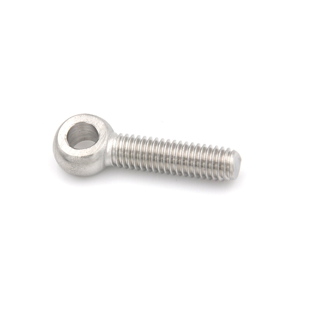 1 stk 304 stål øje bolt  m6*25mm skrue o ring hoved aksel pin split pin aksel pin dyvel bolt maskineri skulder løftebolt