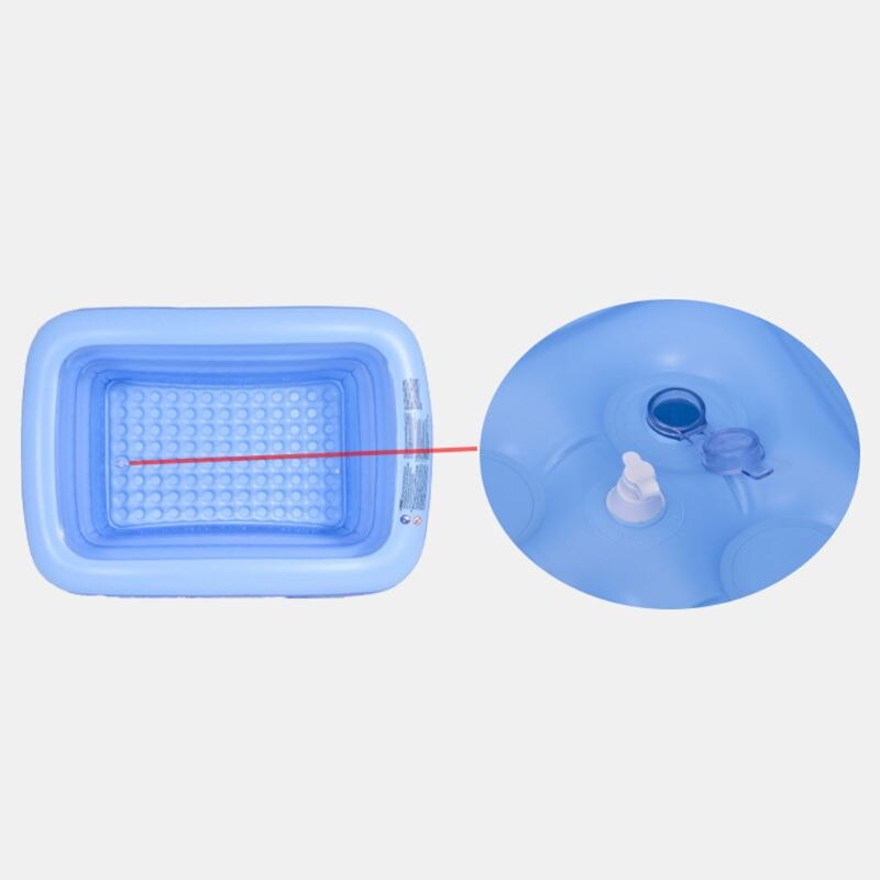 3Layer Baby Inflatable Swimming Pool Portable Children Kids Square Tub for Outdoor Home Use