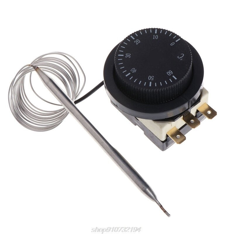 250V/380V 16A 0-60℃ Temperature Control Switch Capillary Thermostat Controlled N06 20