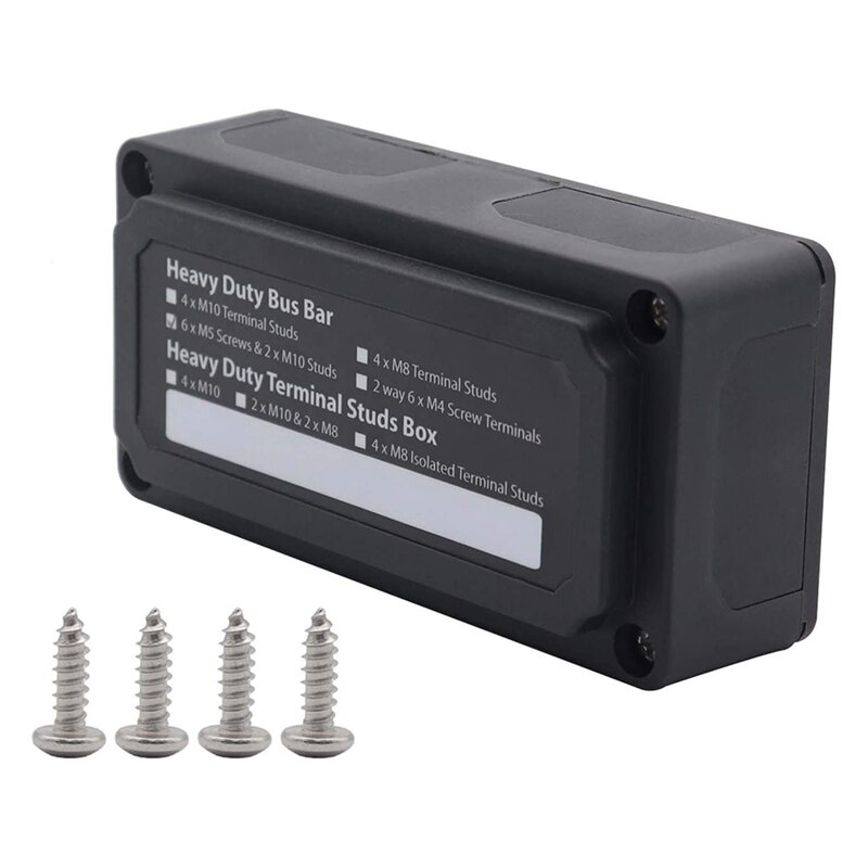 300A Rail Doos Algemene Modificatie Bus Bar Bus Doos Hoge Stroom Doos Terugkeer Heavy Duty Duurzaam Rail Case: Default Title