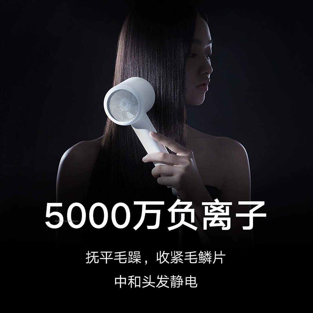 Xiaomi Mijia Anion Quick Droog Föhn H300 57 ℃ Thermostaat 20 M/s Blazen Snelheid Draagbare Mini Haardroger Diffuser