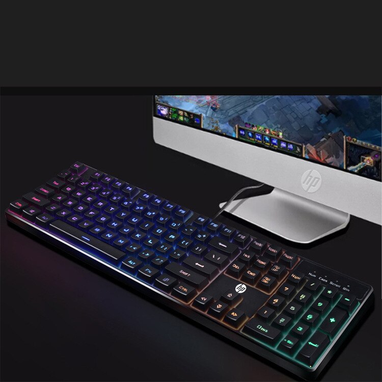 Suitable for HP Backlight Mechanical Keyboard Wired E-Sports Gamer Keyboard Computer Keyboard