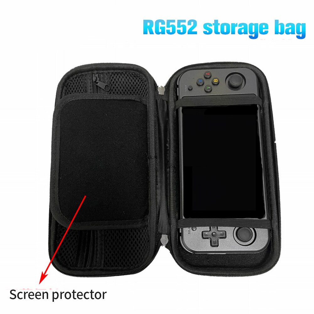 Anbernic  rg552 -taschen-tragetasche, stoßfest, aufbewahrungstasche für  rg552 videospielkonsolen, schutzhülle, wasserdicht, staubdicht