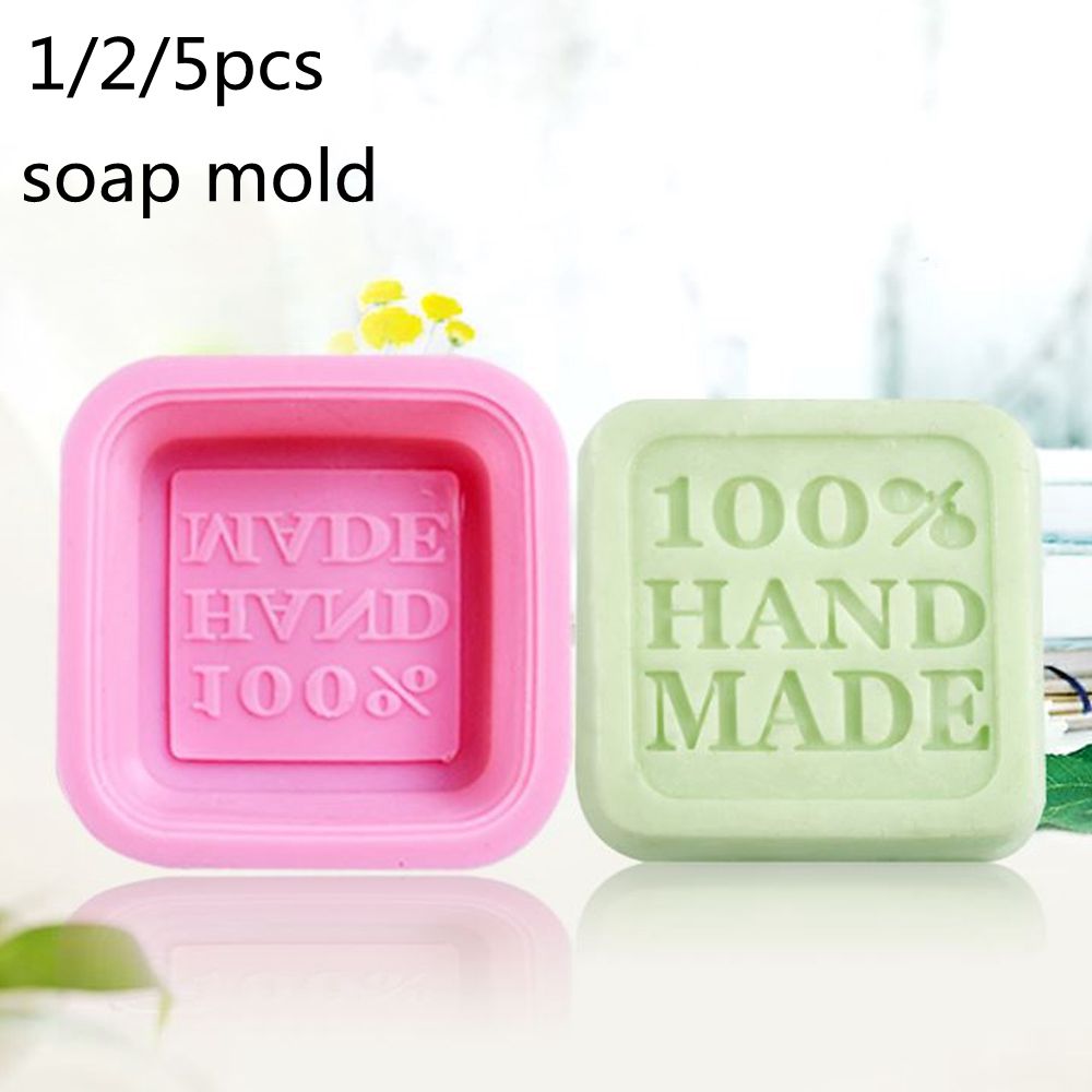 1/2/5Pcs Diy Silicone Mold Soap Mold Hand Made Ronde Vorm Mould Fondant Cake Decorating Gereedschap huis Keuken Benodigdheden