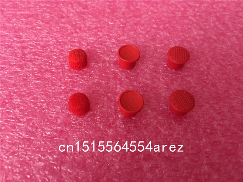 6pcs Lenovo ThinkPad laptop roodkapje dot trackpoint burr + concave bolle 91P9642 73P2697 red cap