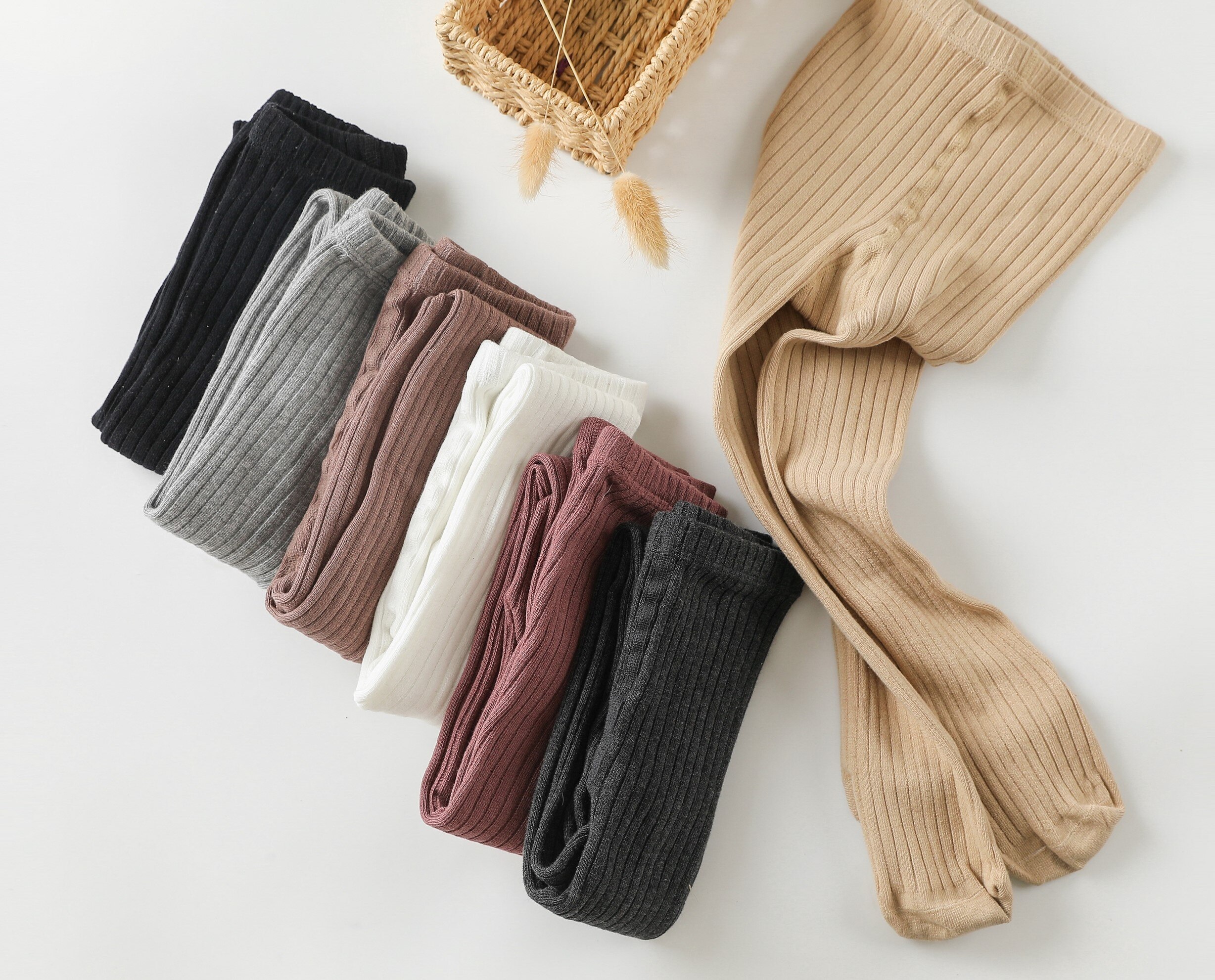 0M-13T Children's Socks Double Needle Baby Pantyhose Children's Socks Girls Leggings Children's Pantyhose