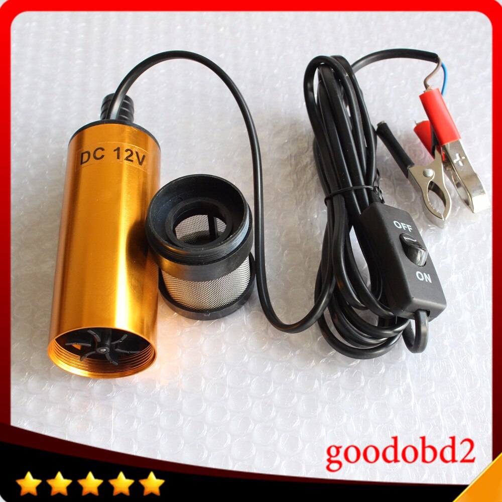 DC12V 12L Oil for Fuel water oil Fluid Sump Extractor Transfer Pump for Electric car Oil Engine Camping Submersible Aluminium 01