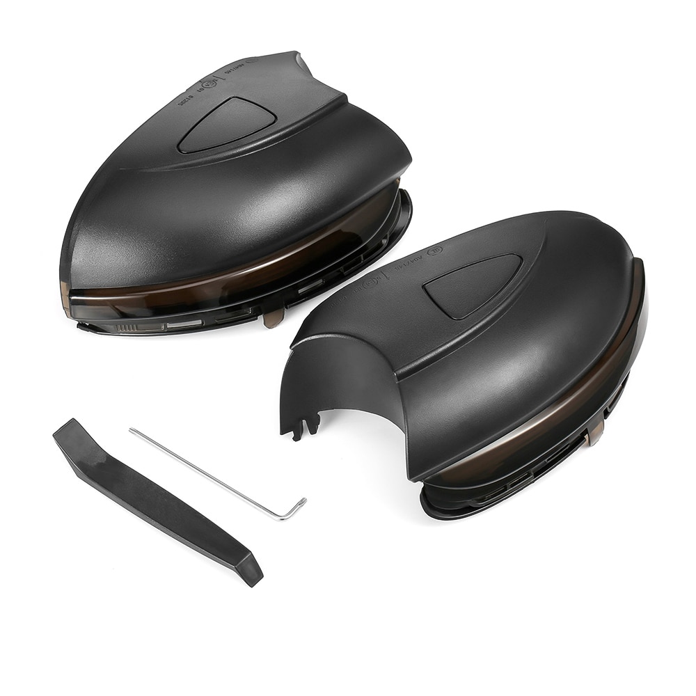 Dynamisk blinklys ledet blinklys til volkswagen vw golf 6 vi mk6 gti r linje  r20 touran sidespeilindikator sekvensiell