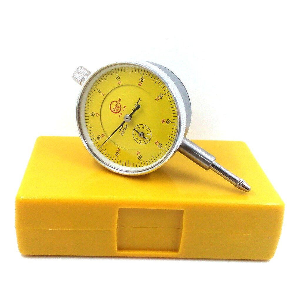 Dial Indicator Gauge 0-10mm Meter Precise 0.01Resolution Concentricity Test PTSP With Lug Back Measurement Gauge Micrometer