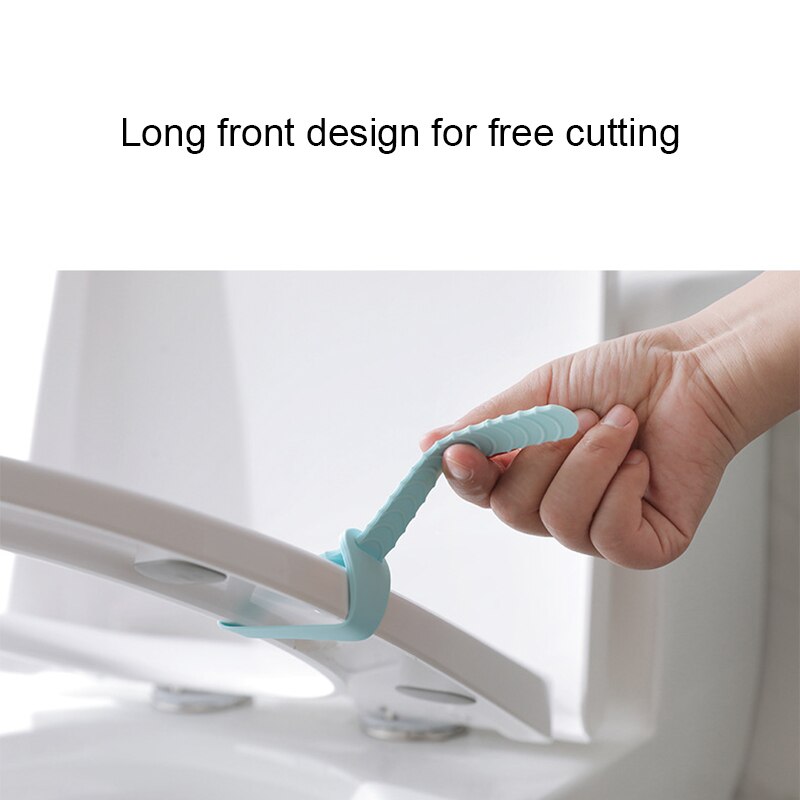 Silicone Verstelbare Toiletbril Verhogen Lifte Wc Deksel Handvat Schoon Lift Verhogen Schoon Raak Bacteriële Vlekken