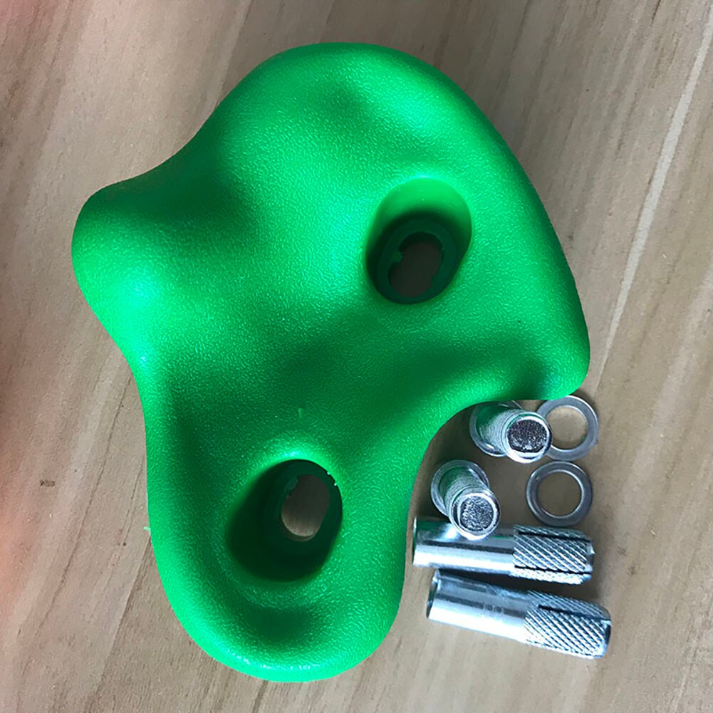 Kids Rock Wall Climbing Hand Holds Set Indoor Outdoor Playground with Screw