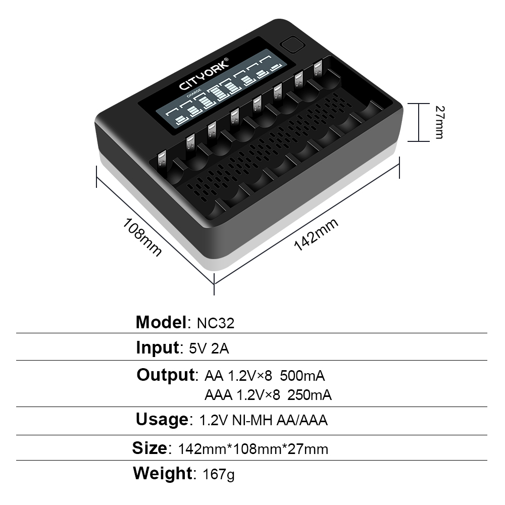 Batería recargable de 1,2 V, AA, 3000mAh, Ni-MH, AAA, 1100mAh, rápida, 1,2 V, Ni-MH, AA + AAA