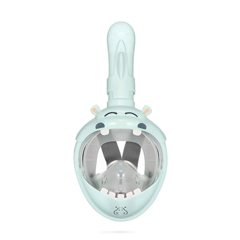 Kids Full Face Snorkel Mask - HD Anti-Fog Anti-Leak - Underwater Swimming Mask: As shown