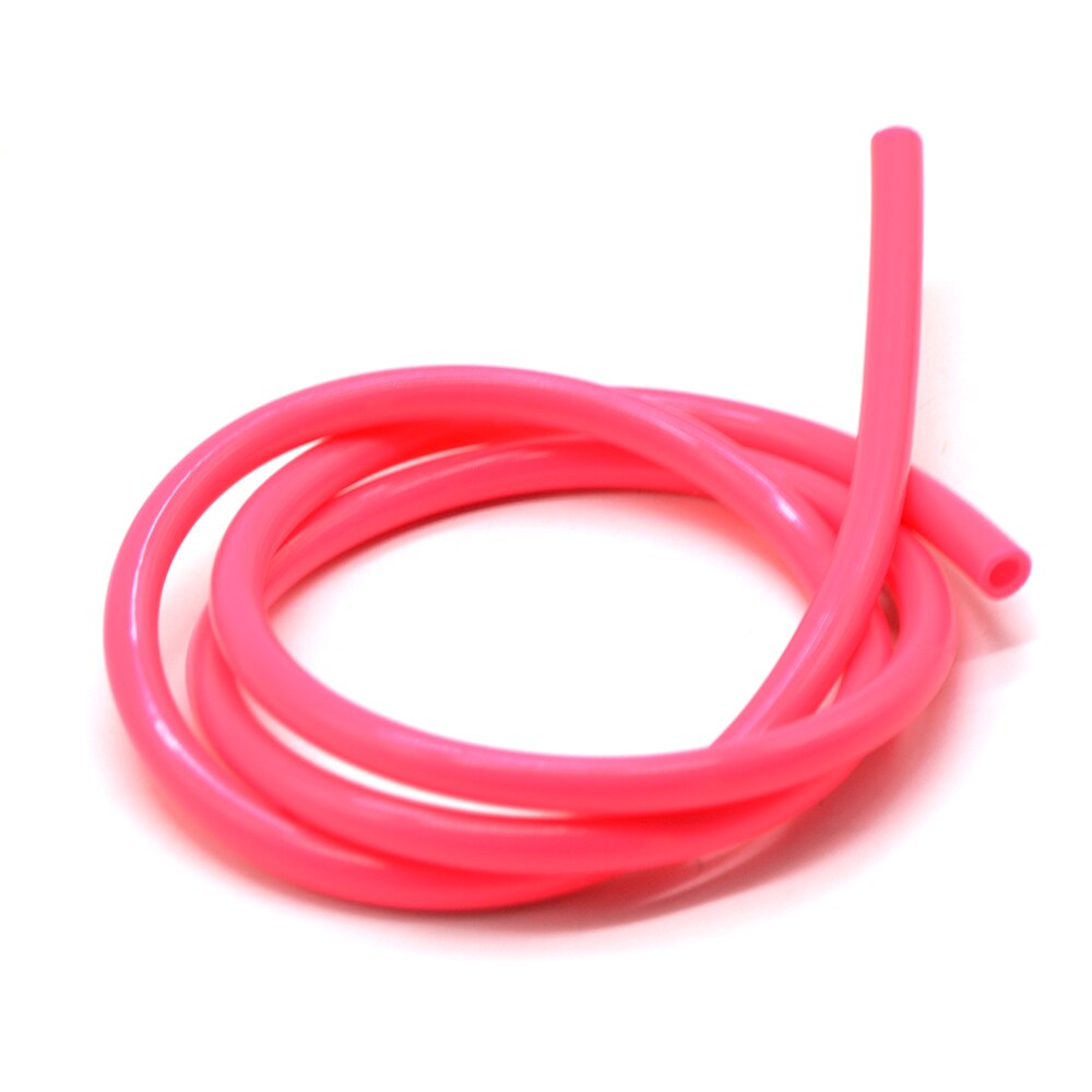 Universal Motorcycle motocross Fuel Gas Oil Tube Hose Petrol Pipe for kawasaki vespa gts 300 yamaha vmax 1200 ttr250: Pink