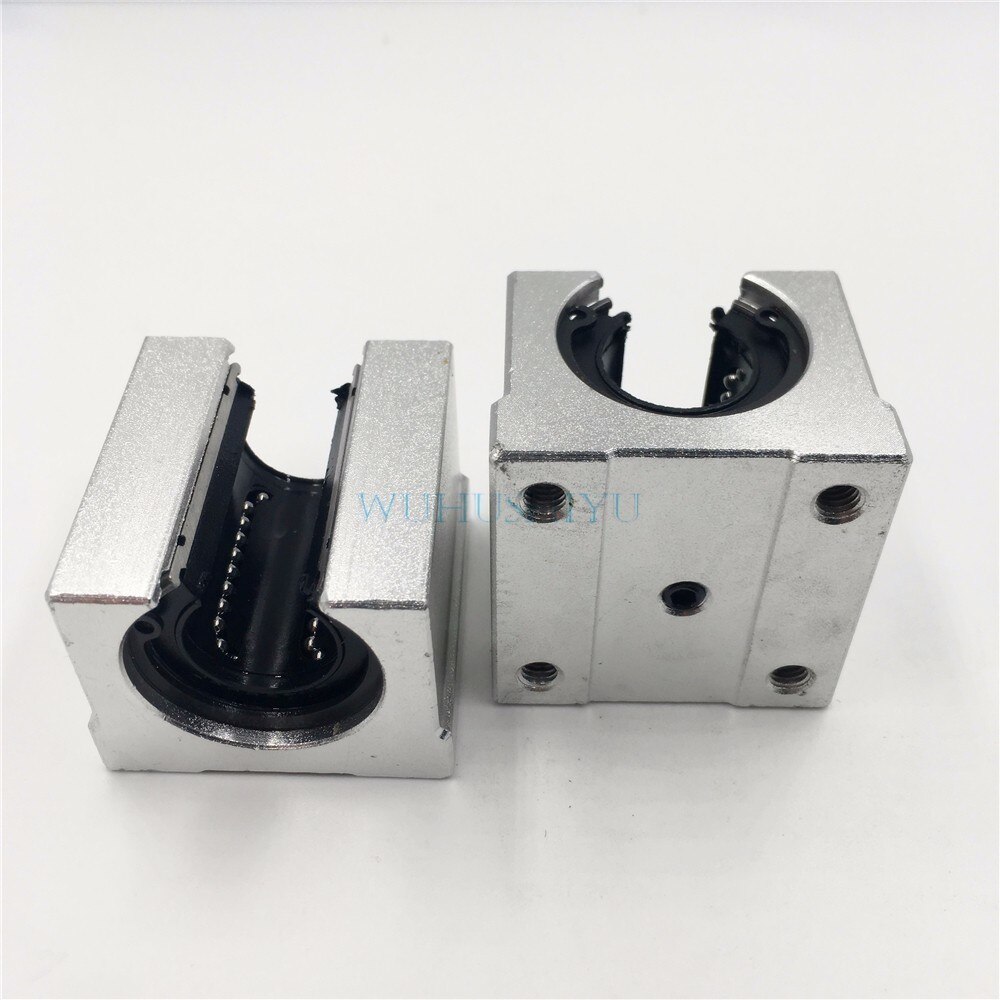 2 stks/partij SBR20UU SBR20 Linear Bearing 20mm Open Linear Bearing Slide blok 20mm CNC onderdelen lineaire slide