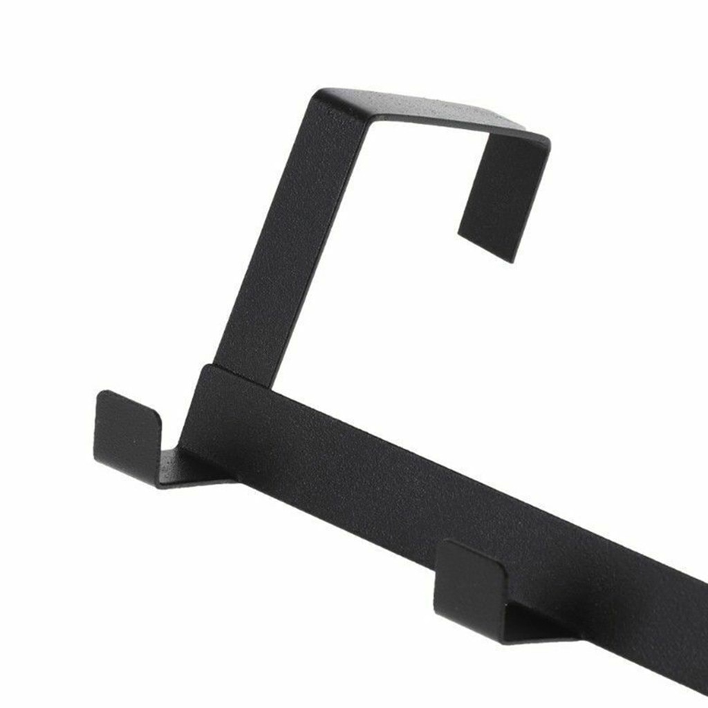 5 crochets au-dessus de la porte, organisateur de salle de bains à domicile, porte-vêtements, chapeau, porte-serviettes, organisateur ménager, crochet en fer métal