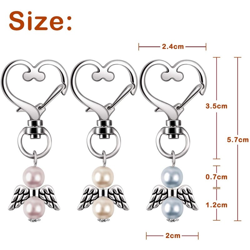 33 Uds. Conjunto de recuerdos de bautizo para fiestas, llavero con hebilla de en forma de corazón para invitados rústico: Default Title