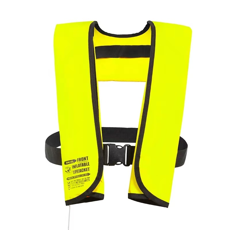 Nuevos chalecos salvavidas autoinflables, chalecos salvavidas manuales para navegación, adultos PFD 150N para deportes acuáticos, pesca, Rafting, accesorios: P / Borgoña