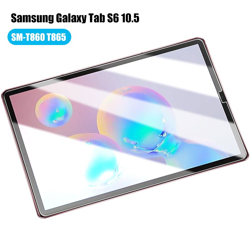 2 stk til samsung galaxy tab  s7 s6 lite  s5e s4 hærdet glas fane  a 10.1 10.5 skærmbeskytter sm -t860 t865 t870 t510 p610: S6 t860 t865