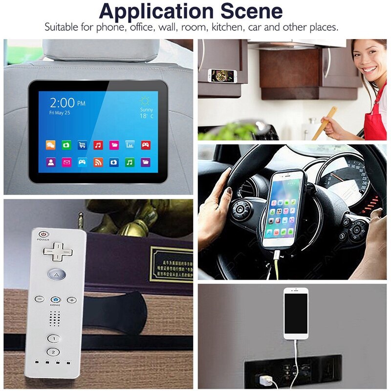 Almohadilla de Gel adhesiva, soporte con adhesivo para teléfono para coche, soporte para teléfono móvil montado en el tablero, pegatina de soporte para teléfono móvil, almohadillas de goma Nano para coche Mo