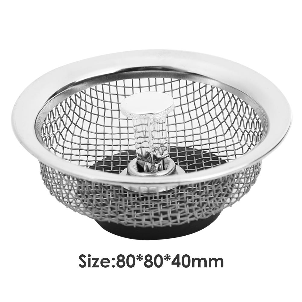 Universal Replacement 2 in 1 Wash Basin POP Up Sink Drain Plug Bathtub Bounce Drain Stopper Filter Kitchen Bathroom Supplies: Type C