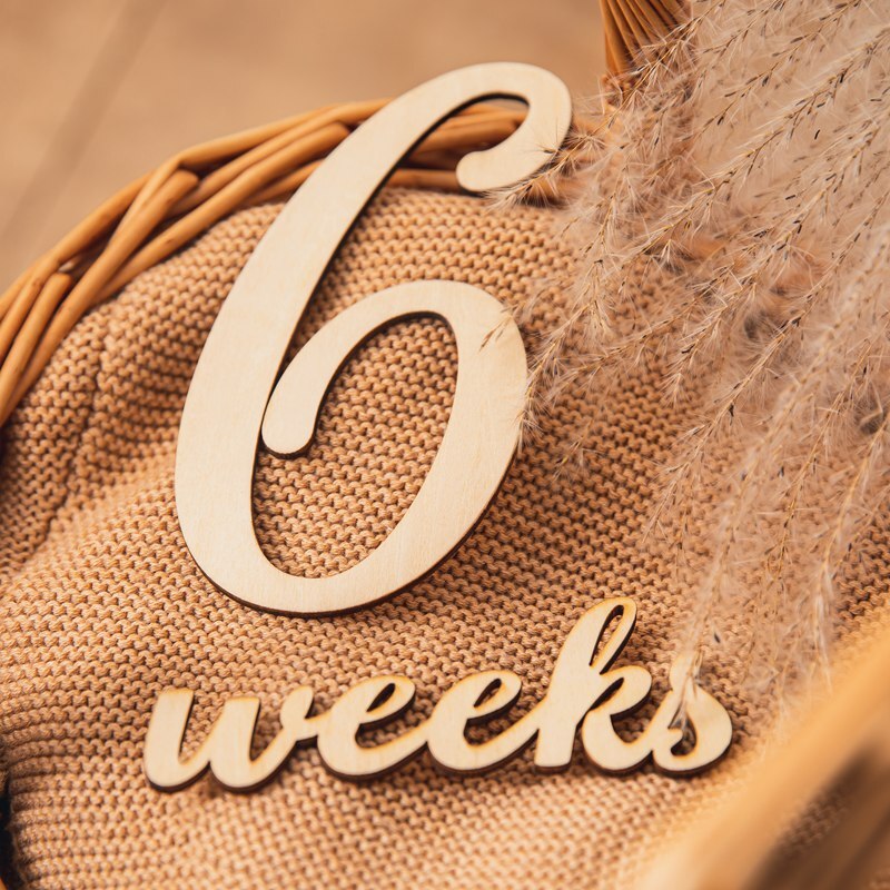 19 st / parti baby milstolpe kort träfotografering milstolpar minnesmärke nyfödda minnesmärkenir nyfödda fototillbehör