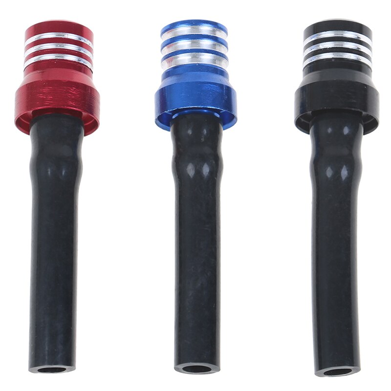 Aluminum Alloy Motorcycle Gas Pit ATV PIT Dirt Bike Fuel Petrol Tank Cap Breather Pipe Hose Valve Vent Breather Tube Pipe