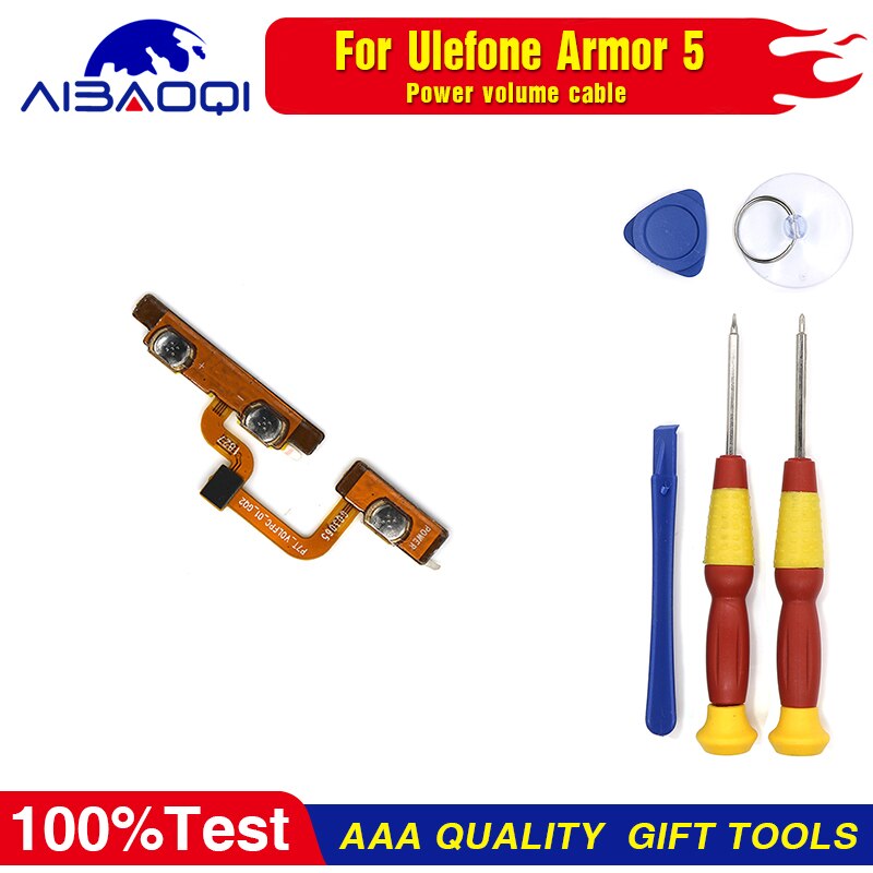 neue original touchscreen LCD-monitor lcd-bildschirm für ULEFONE Rüstung 5 ersatz teile (LCD ist immer noch heraus lager): Power Volume Cable