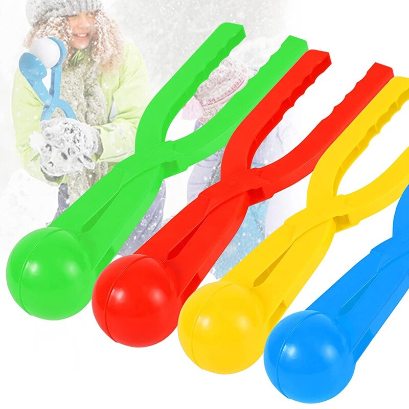 Snowball Toys,Snow Toys For Kids Outdoor, Fun Winter Snow Ball Fight Games Snow Ball Maker With Handle For Snow Ball