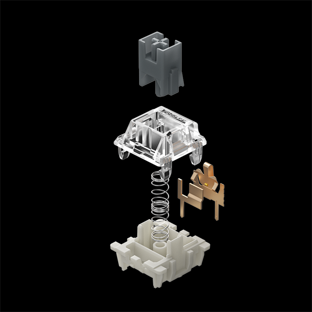 Gateron 3Pin Silver Pro Switch Original Factory lubrication Switches Double Spring For All Standard Gaming Mechanical Keyboard