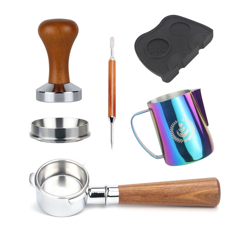 54mm Coffee Bottomless Portafilter for Breville 870/878/880 Filter Filter Coffee Tamper Espresso Coffee Sets